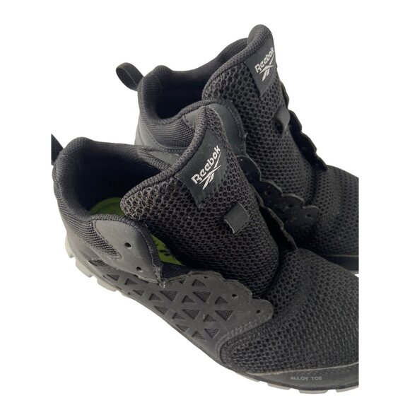 Reebok Work Mens RB4141 Alloy Toe Athletic Safety Shoes Black Size 8W - Picture 5 of 13